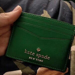 Kate Spade Green Cardholder